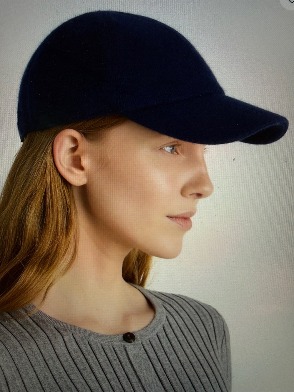 QUINCE Cashmere Baseball Cap XS/S BLACK